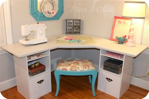 Corner Craft Desk Plans PDF Woodworking