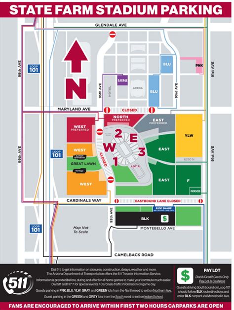 State Farm Stadium parking Guide 2023: Map, Cost & Deals - SeatGraph