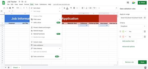 How to Make a Simple Job Tracker on Google Sheets