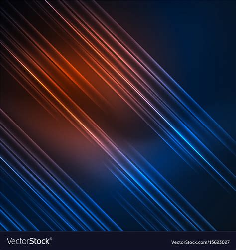 Glowing futuristic lines Royalty Free Vector Image