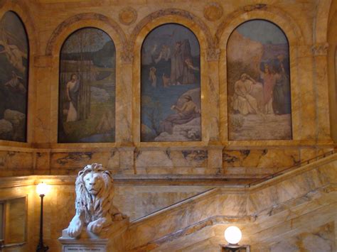 Pierre Puvis de Chavannes: Murals at Boston Public Library… | Flickr