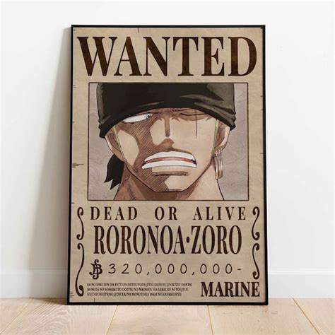 Roronoa Zoro Wanted Poster