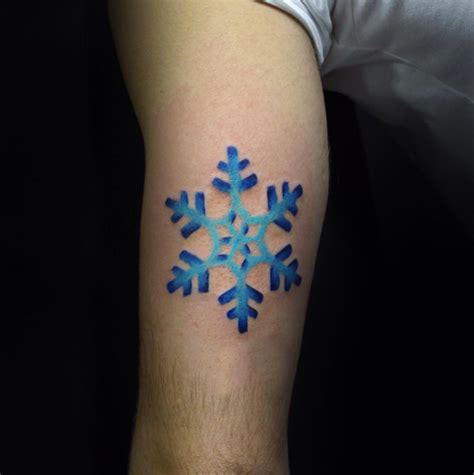 100 Awe-Inspiring Snowflake Tattoos for Winter - TattooBlend