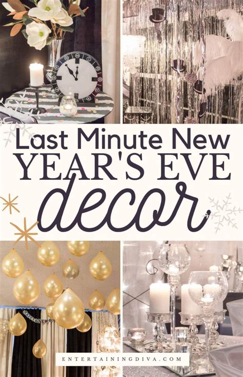 11 Easy Last Minute New Year's Eve Party Decorations Ideas