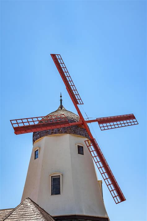 SOLVANG, CALIFORNIA, USA, 2011. Windmill in Solvang 7127365 Stock Photo ...