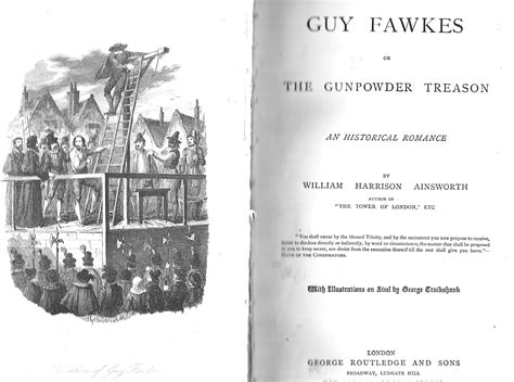 "The Execution of Guy Fawkes" — Cruikshank's frontispiece for Ainsworth's Guy Fawkes, or The ...