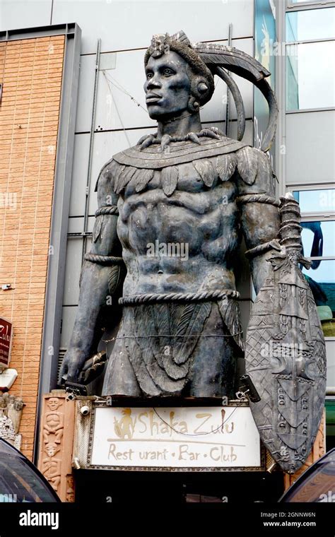 Shaka Zulu Statue in Camden Market, Camden Town, London, United Kingdom Stock Photo - Alamy