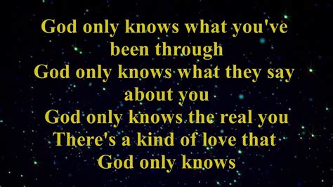 God Only Knows with Lyrics - For Kings & Country - YouTube