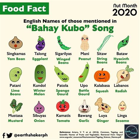 Winged Bean, Filipino Quotes, Vegetable Drawing, Bahay Kubo, Tagalog ...