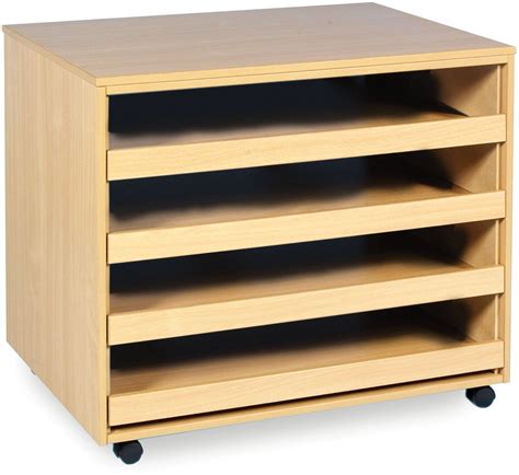 Monarch A1 4 Sliding Drawer Paper Storage Unit - Just For Schools