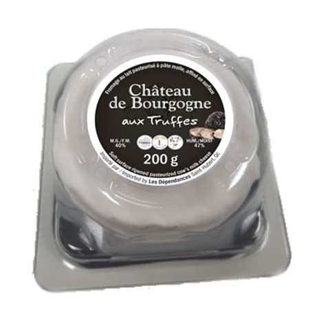 Truffle Creamy Château de Bourgogne Cheese 200 g - Specialty cheese | Mayrand