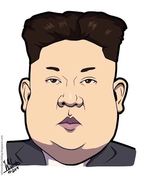 Kim Jong-un (Cartoon Caricature)