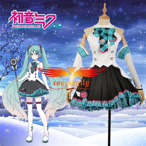 2017 VOCALOID Magic Future Concert Hatsune Miku Dress Cosplay Costume Outfit Clothing For Adult ...