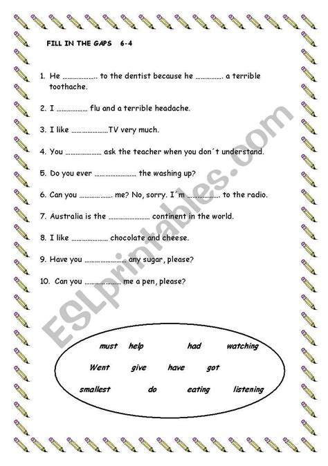 Preposition Gap Fill Worksheet - Preposition Worksheets