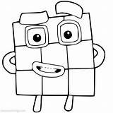 All Number Blocks Coloring Pages sketch template