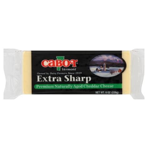 Cabot Vermont Cheese Cheddar Extra Sharp White