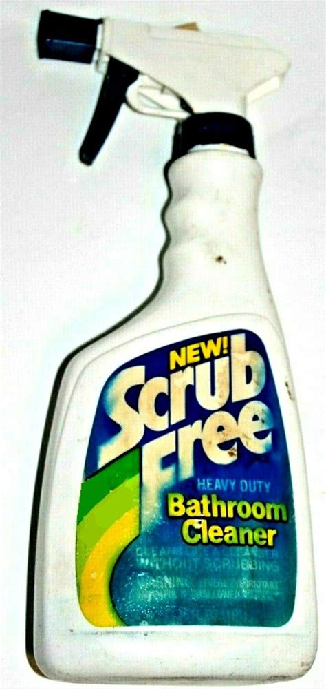 Scrub Free Bathroom Cleaner (Ecolab 1984) | Bathroom cleaner, Scrubs, Spray bottle