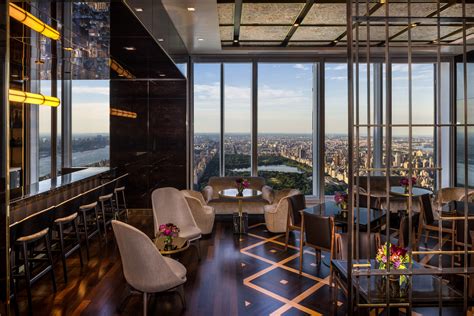 See inside Central Park Tower's newly-unveiled 100th floor amenities club | 6sqft