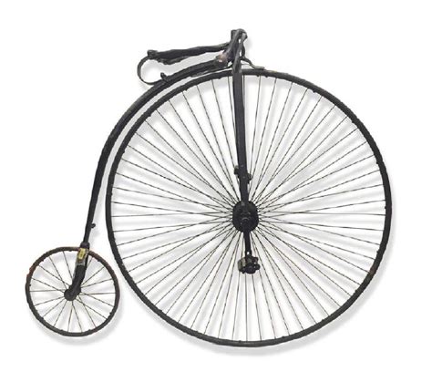 VINTAGE 19THC. BIG WHEEL BICYCLE W/ DANBURY FAIR