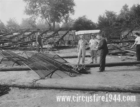 After the fire - The Hartford Circus Fire ~ July 6, 1944