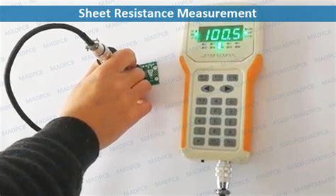 Sheet Resistance Measurement of Thin Film PCBs | MADPCB