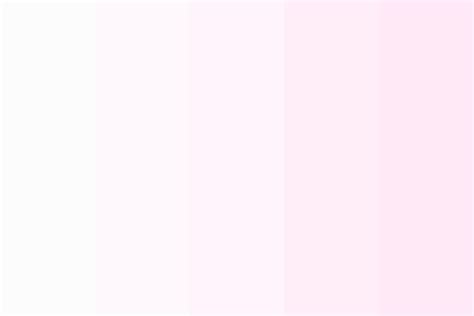 White to Pink Fade Color Palette