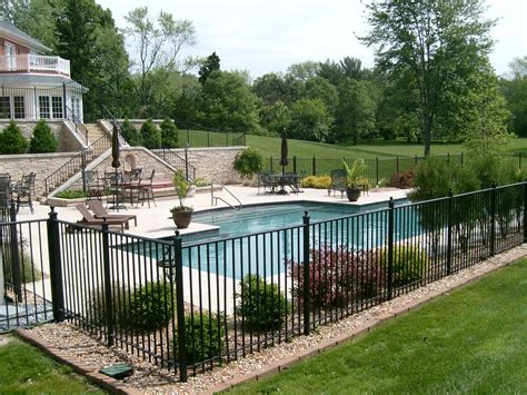 Missouri Ornamental Iron Co, Inc. | Backyard pool landscaping, Inground pool landscaping, Pool ...