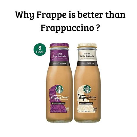 Frappe vs Frappuccino | Frappuccino, Frappe, Sweet drinks