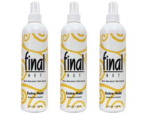 Final Net Hairspray Non-Aerosol Extra Hold 12 oz (PACK OF 3) | Walmart Canada