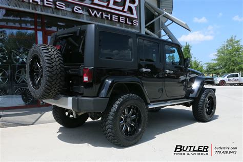 Jeep Wrangler with 20in Black Rhino Sierra Wheels exclusively from Butler Tires and Wheels in ...