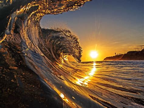 Sunset Surf HD desktop wallpaper : Widescreen : High Definition ...