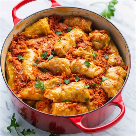 Easy Stuffed Cabbage Rolls (VIDEO) - NatashasKitchen.com