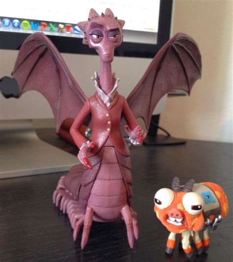 Dan the Pixar Fan: Monsters University: Disney Store Dean Hardscrabble and Archie Figures