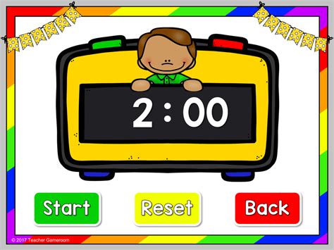 Classroom Timer-15 Minutes - Teacher Gameroom