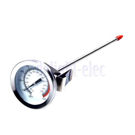 Stainless Steel Professional Frying Oil Read Deep Chip Pan Thermometer Clip HG2674-in BBQ from ...