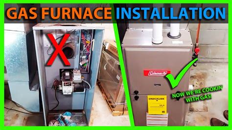 How To Install a Gas Furnace - Complete Process - YouTube