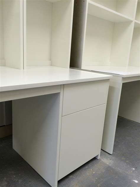 A small part of a modular desk project in Holloway, London. These units ...