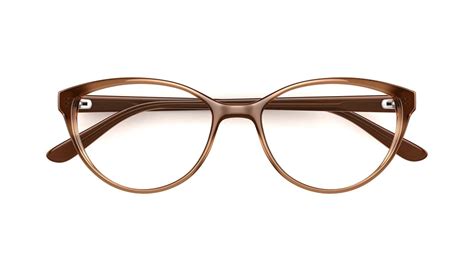 Specsavers Women's glasses EFIA | Brown Angular Plastic Acetate Frame ...