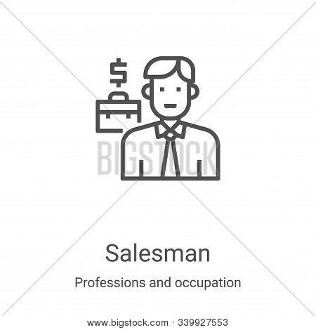 Salesman Icon Vector & Photo (Free Trial) | Bigstock