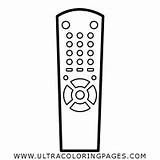 Tv Remote Coloring Pages  Ultra sketch template