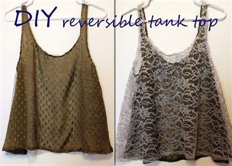 Rain or Shine: Reversible Tank Top DIY Tutorial | Tank tops diy, Tank ...