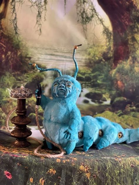 Blue caterpillar (Alice in Wonderland)OOAK by Natalya Babenko | Tedsby