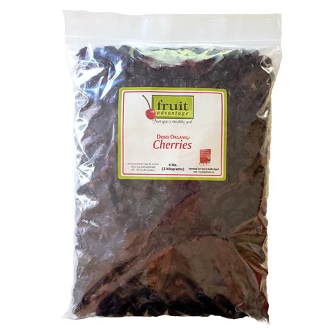 4 lbs - Organic Dried Cherries with Free Shipping! – Traverse Bay Farms