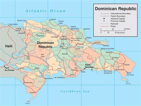 Dominican Republic Map - Detailed Map of Dominican Republic