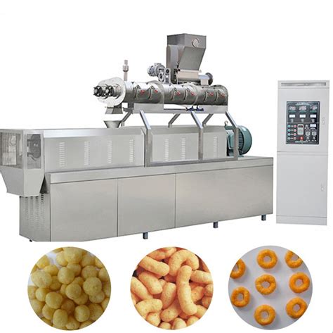 High Efficiency Snack Food Production Line / Corn Snacks Making Machine