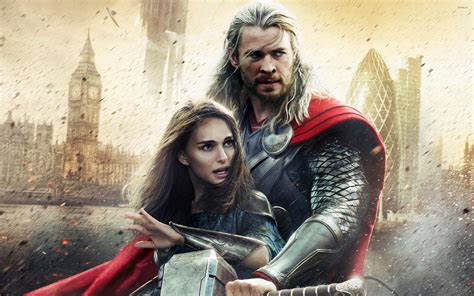 Thor and Jane Foster - Thor: The Dark World [2] wallpaper - Movie wallpapers - #25019