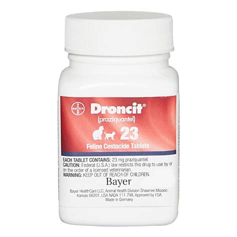 Buy Droncit Tapewormer For Cats - Free Shipping