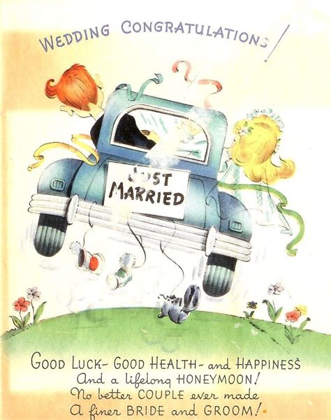 Pin by Kelly on Vintage Cards | Vintage wedding cards, Wedding congratulations card, Wedding ...