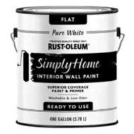 Rust-Oleum 332145 Rust-Oleum Simply Home Wall Paint, Eggshell, Smoked ...