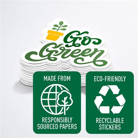 Eco Friendly Stickers, Paper Stickers, Custom Eco Stickers – Zap! Creatives